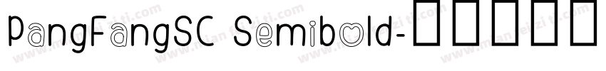 PangFangSC Semibold字体转换